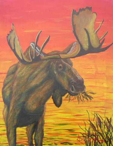Print of Fine Art Animal Paintings by Anthony Dunphy