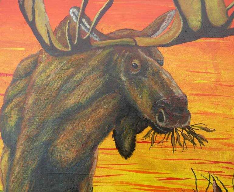 Original Fine Art Animal Painting by Anthony Dunphy