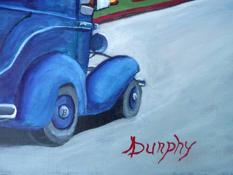 Original Fine Art Automobile Painting by Anthony Dunphy