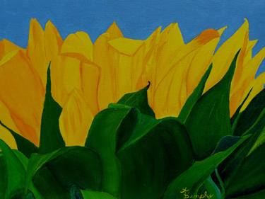 Original Expressionism Botanic Paintings by Anthony Dunphy