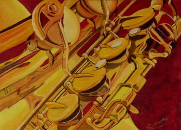 Print of Expressionism Music Paintings by Anthony Dunphy