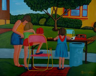 Original Expressionism Children Paintings by Anthony Dunphy