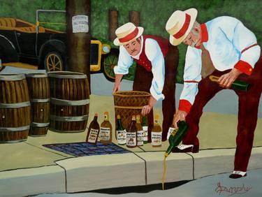 Original Expressionism Food & Drink Paintings by Anthony Dunphy