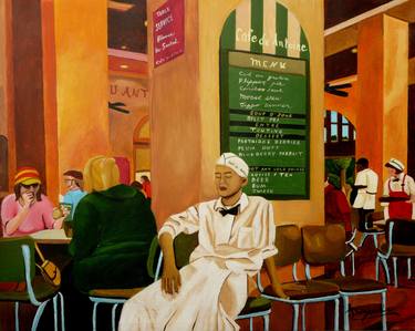 Original Expressionism Cuisine Paintings by Anthony Dunphy