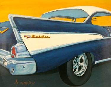 Print of Automobile Paintings by Anthony Dunphy