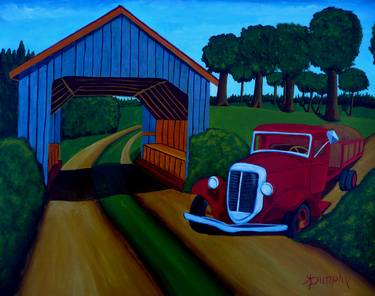 Original Expressionism Rural life Paintings by Anthony Dunphy