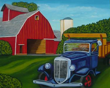 Original Expressionism Rural life Paintings by Anthony Dunphy