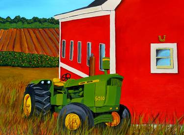 Print of Rural life Paintings by Anthony Dunphy