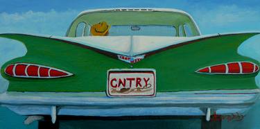 Print of Expressionism Automobile Paintings by Anthony Dunphy