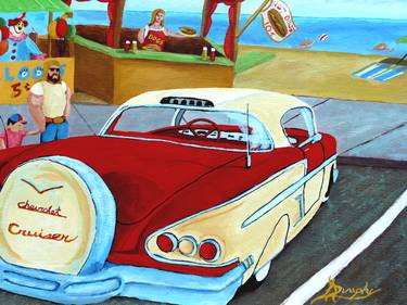 Original Expressionism Transportation Paintings by Anthony Dunphy