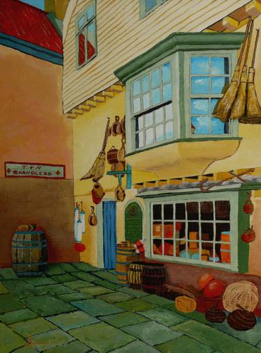 Original Expressionism Architecture Paintings by Anthony Dunphy