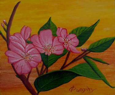 Original Expressionism Botanic Paintings by Anthony Dunphy