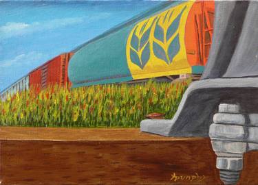 Original Expressionism Transportation Paintings by Anthony Dunphy