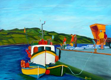 Print of Expressionism Boat Paintings by Anthony Dunphy