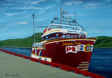 Original Boat Paintings by Anthony Dunphy