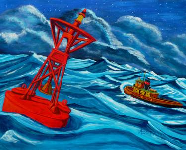 Original Expressionism Seascape Paintings by Anthony Dunphy