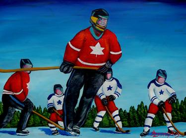 Original Expressionism Sports Paintings by Anthony Dunphy