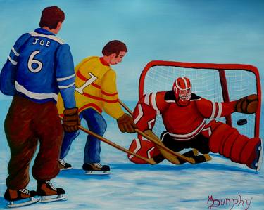 Original Figurative Sports Paintings by Anthony Dunphy