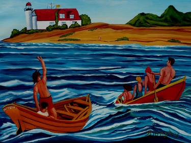 Print of Fine Art Beach Paintings by Anthony Dunphy