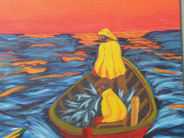 Original Expressionism Seascape Painting by Anthony Dunphy