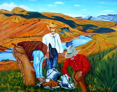 Print of Figurative Rural life Paintings by Anthony Dunphy