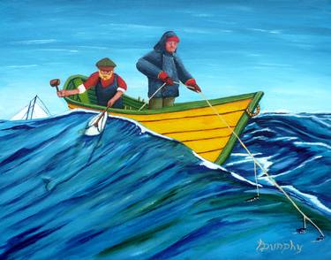 Original Figurative Fish Paintings by Anthony Dunphy