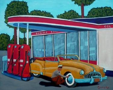 Original Fine Art Transportation Paintings by Anthony Dunphy