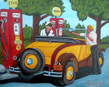 Original Automobile Paintings by Anthony Dunphy