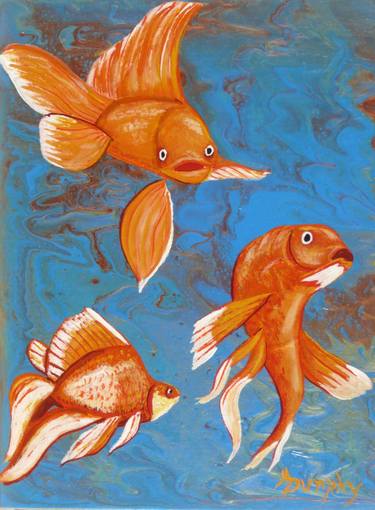 Original Fine Art Fish Paintings by Anthony Dunphy