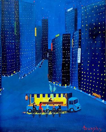 Original Cities Paintings by Anthony Dunphy