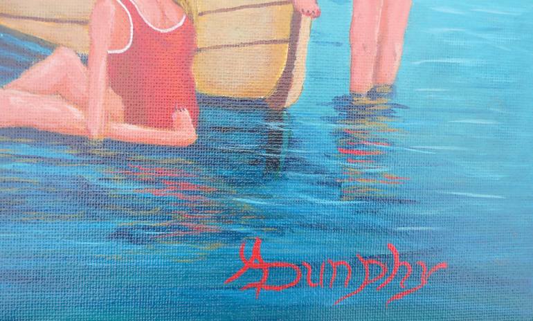 Original Figurative Boat Painting by Anthony Dunphy
