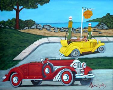 Original Fine Art Automobile Paintings by Anthony Dunphy