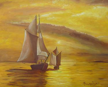 Original Boat Paintings by Anthony Dunphy