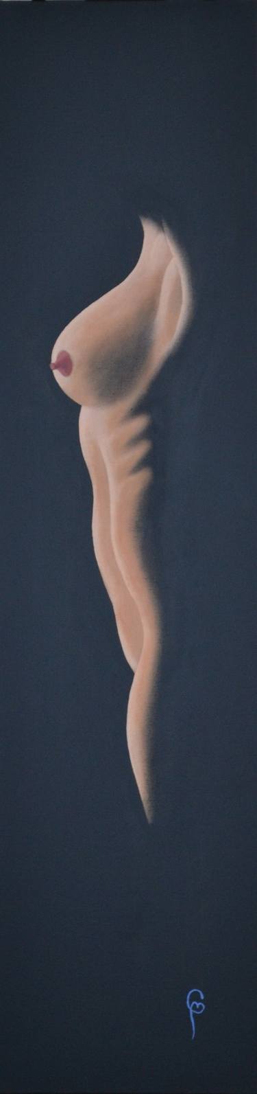 Original Figurative Nude Painting by Charles Masi