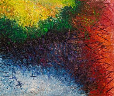 Original Impressionism Abstract Paintings by Deepa Khanna Sobti