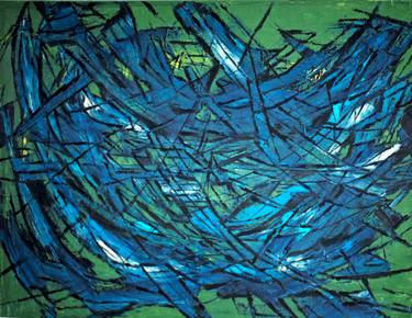Original Abstract Expressionism Abstract Paintings by Deepa Khanna Sobti