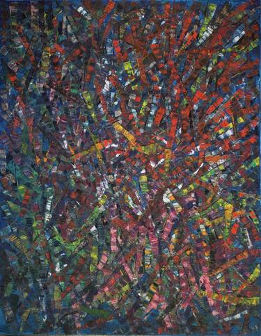 Original Abstract Expressionism Abstract Paintings by Deepa Khanna Sobti