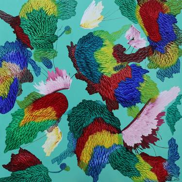 Original Abstract Expressionism Abstract Paintings by LIM MIRYANG