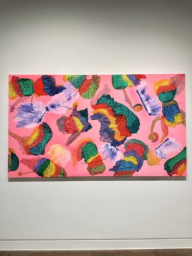 Original Abstract Expressionism Abstract Painting by LIM MIRYANG