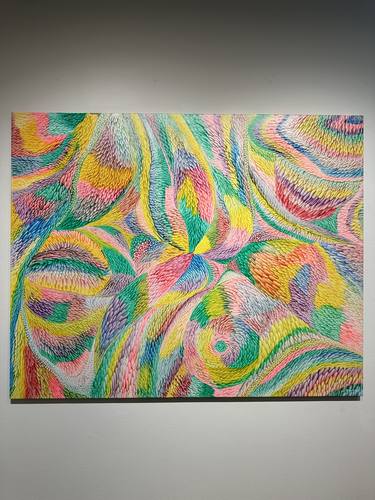 Original Abstract Expressionism Abstract Painting by LIM MIRYANG