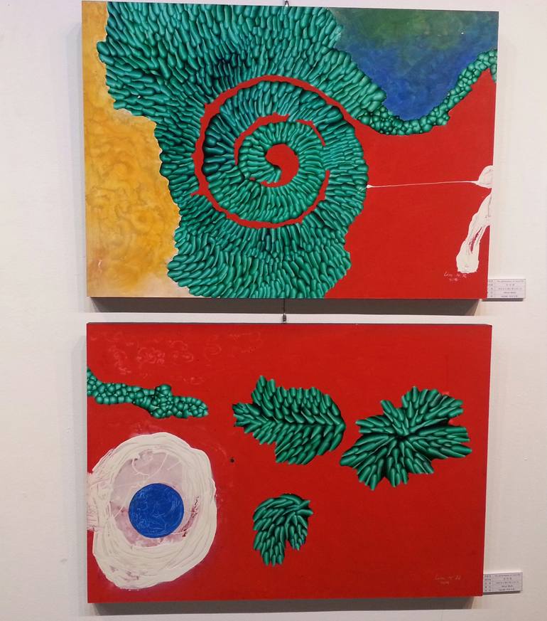 Original Abstract Painting by LIM MIRYANG