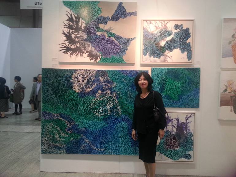 Original Abstract Painting by LIM MIRYANG