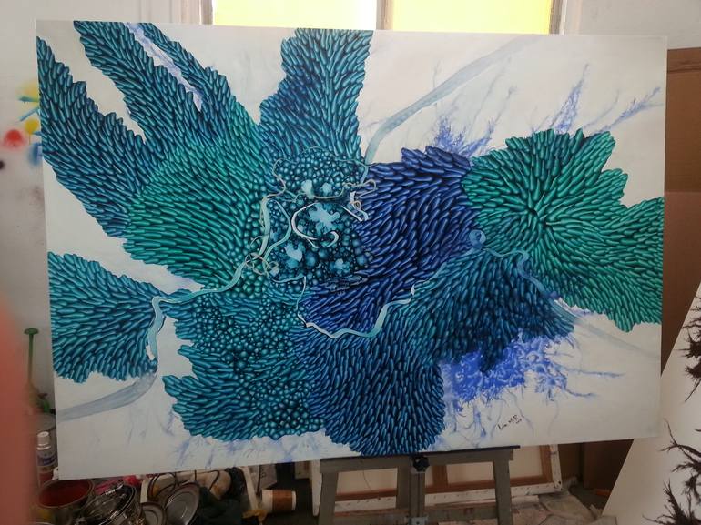 Original Abstract Painting by LIM MIRYANG