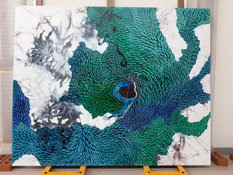 Original Abstract Painting by LIM MIRYANG