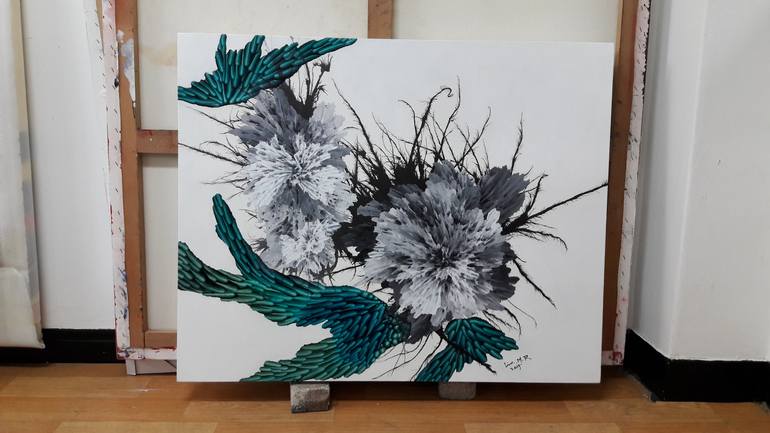 Original Abstract Expressionism Abstract Painting by LIM MIRYANG