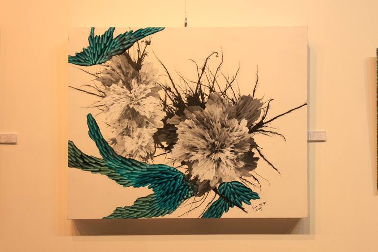 Original Abstract Expressionism Abstract Painting by LIM MIRYANG