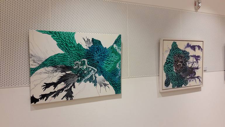 Original Abstract Expressionism Abstract Painting by LIM MIRYANG