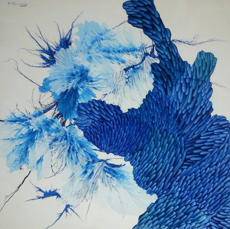 Original Abstract Expressionism Abstract Painting by LIM MIRYANG