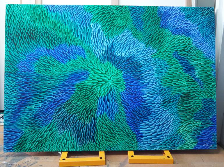 Original Abstract Painting by LIM MIRYANG