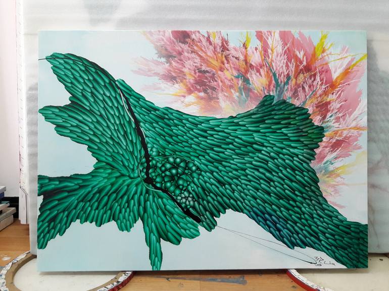 Original Abstract Painting by LIM MIRYANG